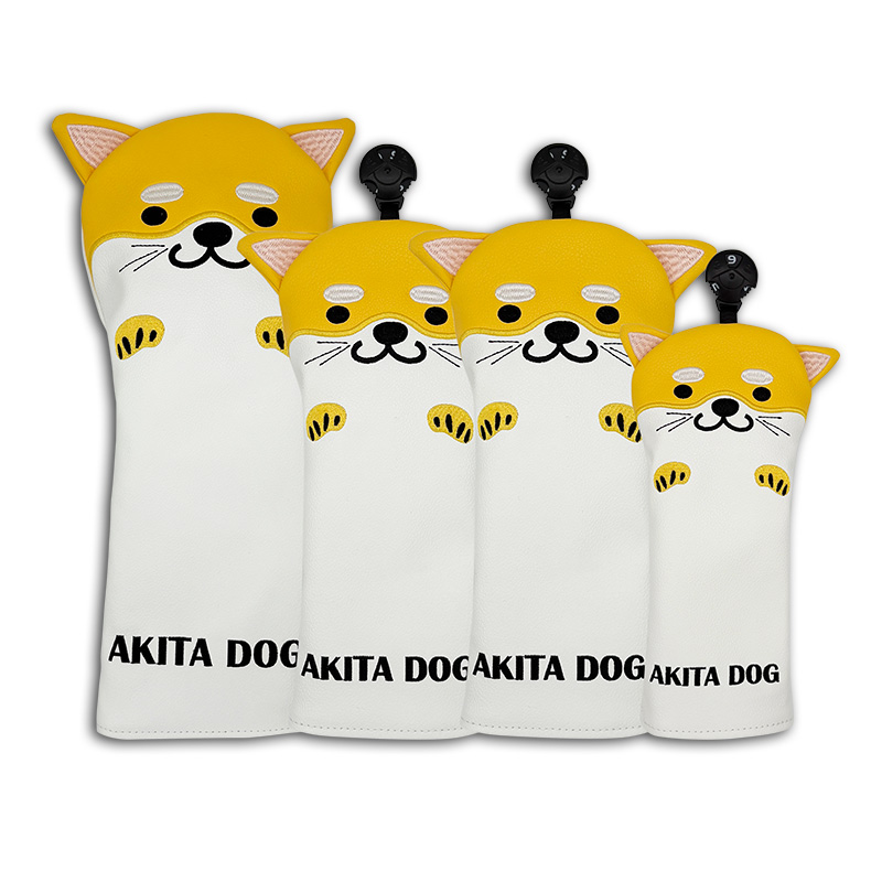 Headcover Driver - Set Penutup Kepala Stik Golf Motif