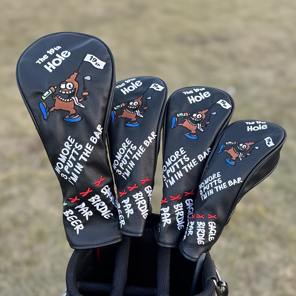1pc/4pcs Sarung Stik Golf Moti - Headcover Driver ulasan dan harga