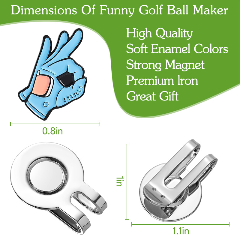 OK Sign Topi Golf Klip Penanda - Ball Marker Set ulasan dan harga